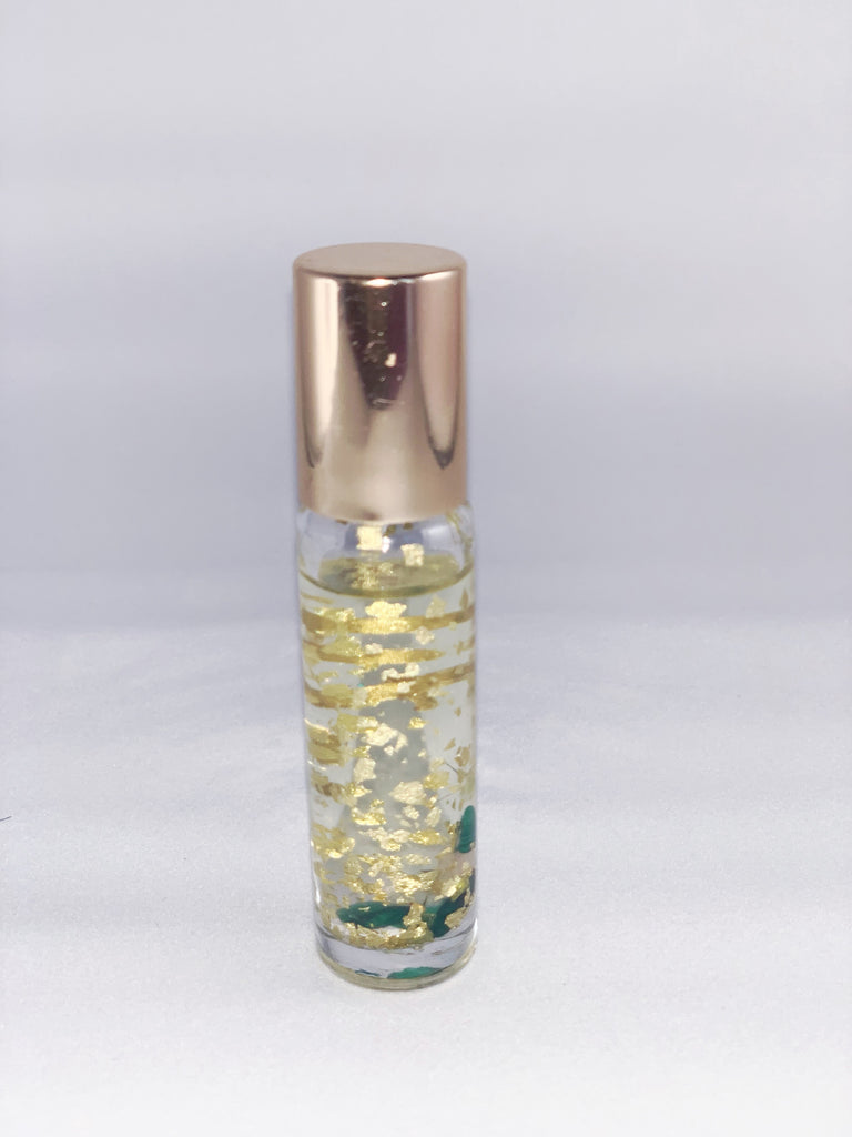 Sprinkle Grace 24K Lip Gloss Oil with Crystals and Gem Roller