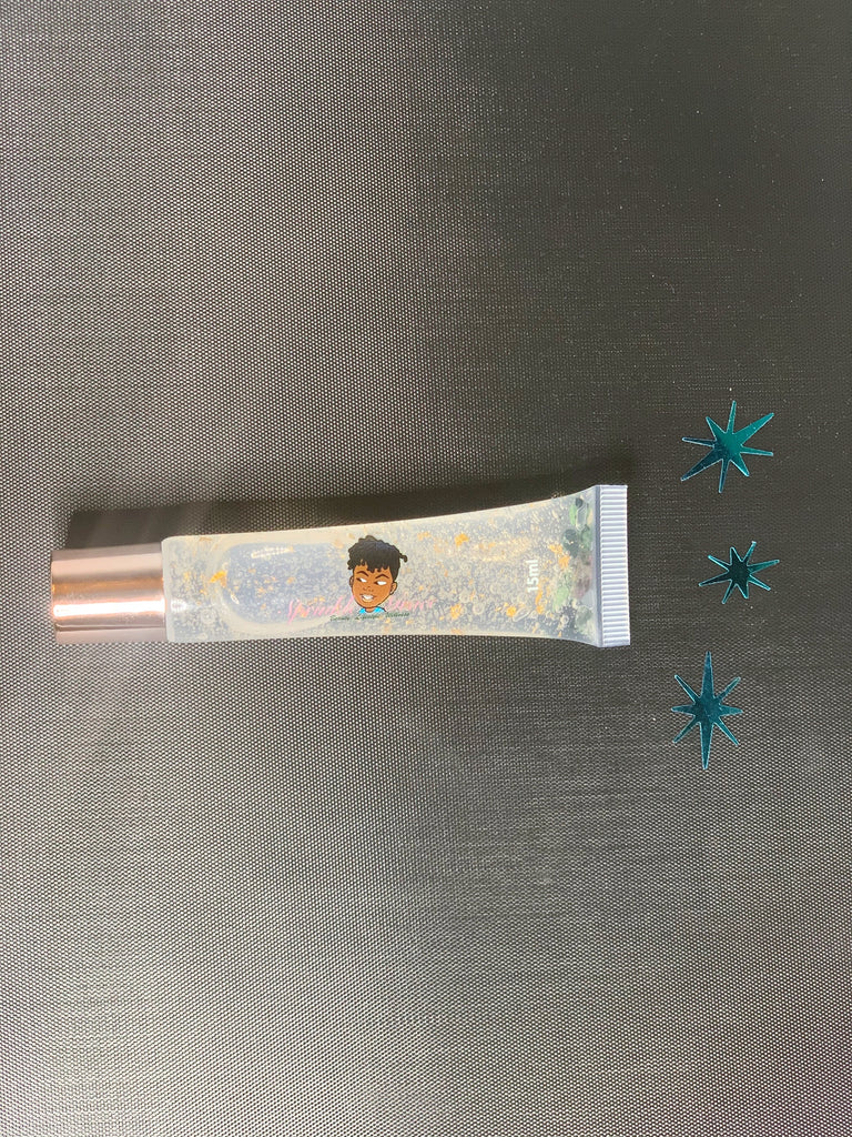 Sprinkle Grace 24k Lip Gloss with Crystals
